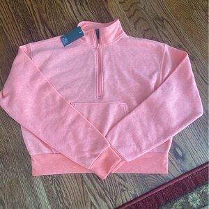 Wild Fable Coral Half-Zip Pullover